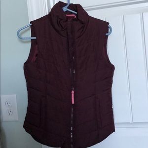 Dark burgundy/red Aeropostale’s vest
